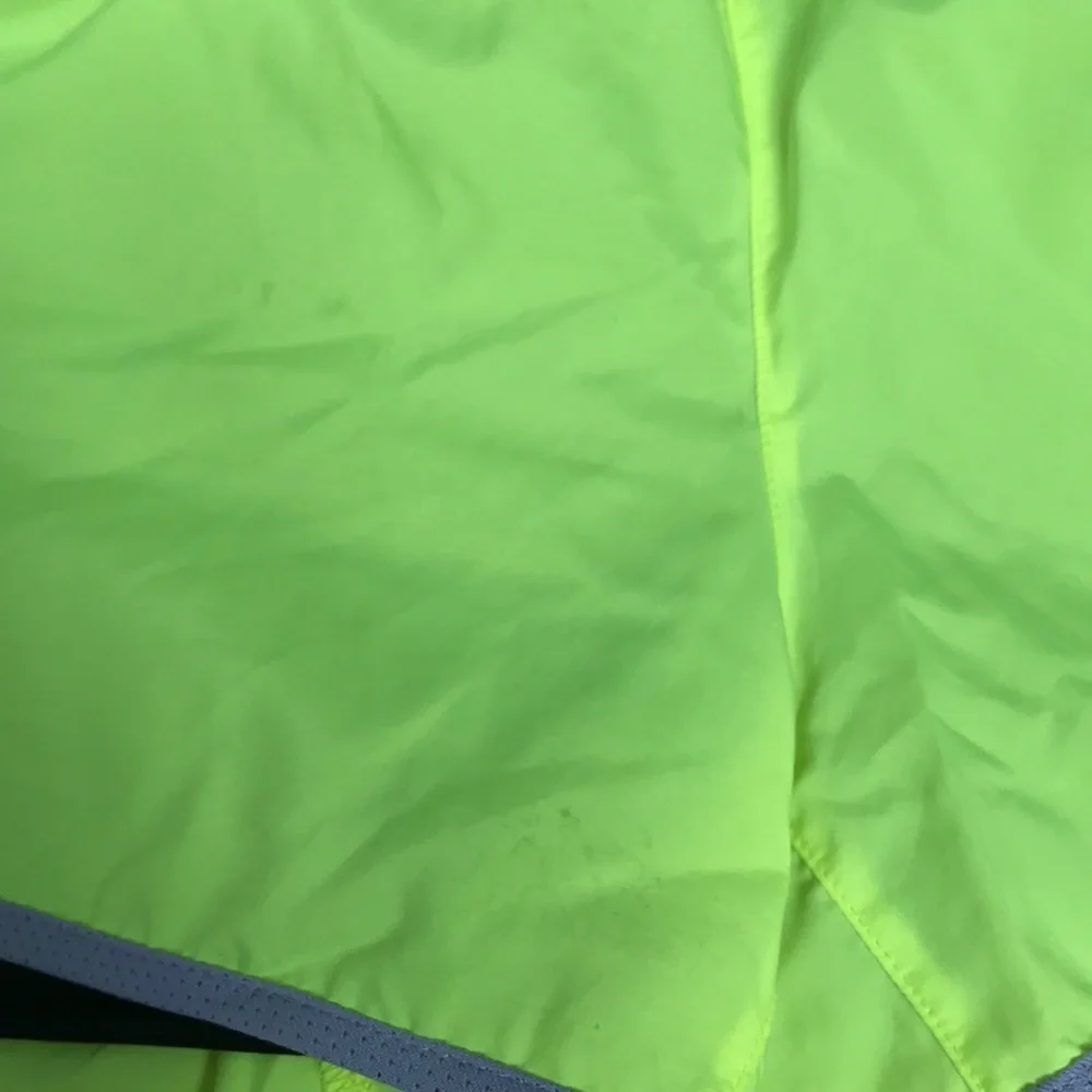 Nike neon yellow running shorts size medium NEW